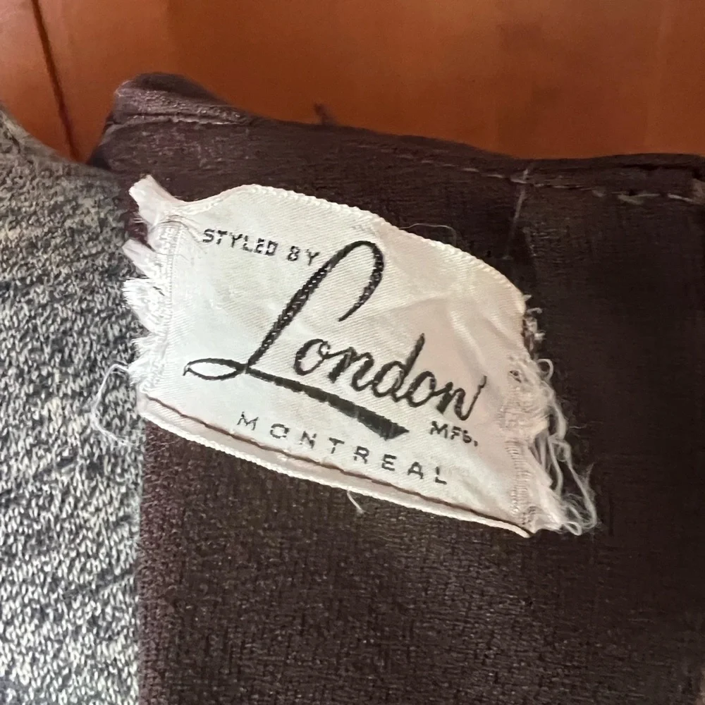 Super cute 60s vintage dress brown and cream Mod - Picture 5 of 5